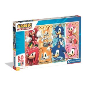 CLEMENTONI PUZZLE BY MAXI 60 PIECES SONIC
