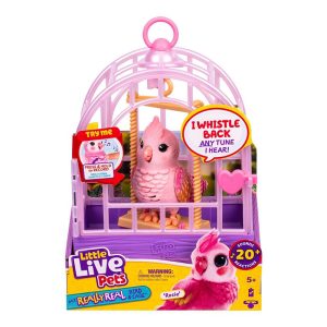 LITTLE LIVE PETS MY REALLY REAL BIRD & CAGE 26683