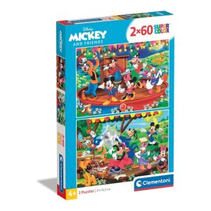 CLEMENTONI PUZZLE 2 BY 60 PIECES MICKEY & FRIENDS