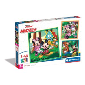 CLEMENTONI PUZZLE 3 BY 48 PIECES MICKEY & FRIENDS