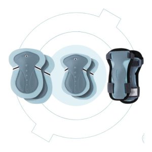 GLOBBER PROTECTIVE GEAR JUNIOR XS - PASTEL BLUE