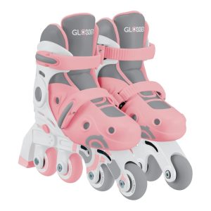 GLOBBER LEARNING INLINE SKATES 2 IN 1 (29-32) - PASTEL PINK