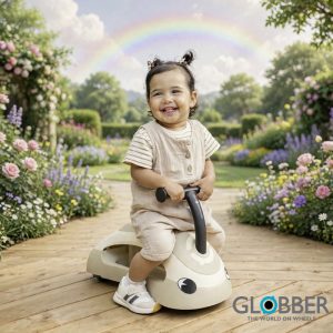 GLOBBER 2IN1 WALKER RIDE ON - COCONUT