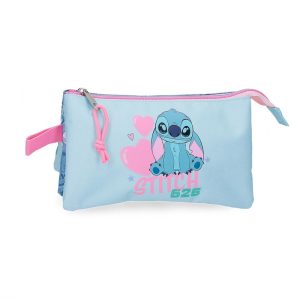 JOUMMA PENCIL CASE 3C STITCH HEARTS
