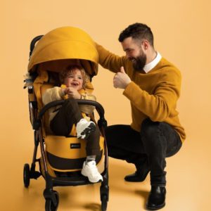 Stroller Influencer Air Golden Mustard Le Clerc