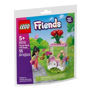 LEGO MINI-BUILDS FLOWER STAND WITH ROSES