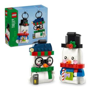 LEGO SEASONS AND OCCASIONS SNOWMAN ORNAMENTS