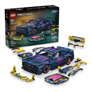 LEGO TECHNIC CUSTOM GARAGE FORD MUSTANG GT CAR