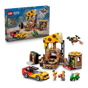 LEGO MY CITY PIZZA DELIVERY EXPERIENCE WITH VEHICLES