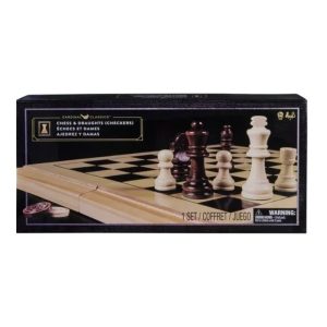 CLASSICI CHESS & DRAUGHTS WOOD