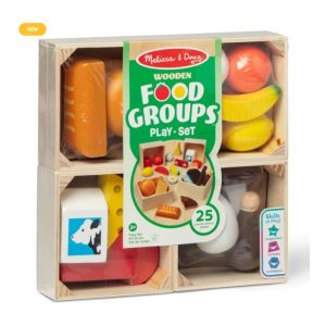 MELISSA & DOUG FOOD GROUPS PLAYSET 25 PIECES