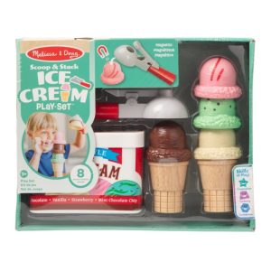 MELISSA & DOUG SCOOP & STACK ICE CREAM PLAYSET
