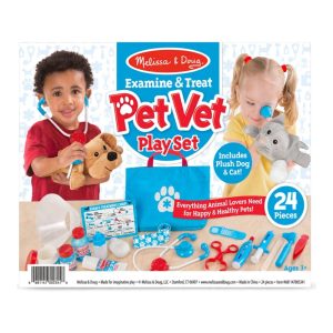 MELISSA & DOUG EXAMINE & TREAT PET VET PLAYSET