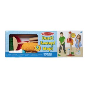 MELISSA & DOUG DUST, SWEEP, MOP PLAYSET