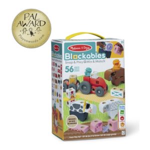 MELISSA & DOUG BLOCKABLES FARM PLAYSET 56 PIECES